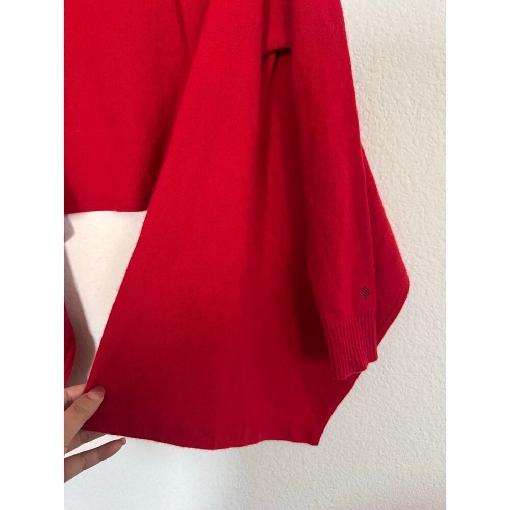Sonya Madden cashmere cardi -wrap in red M - Picture 10 of 10